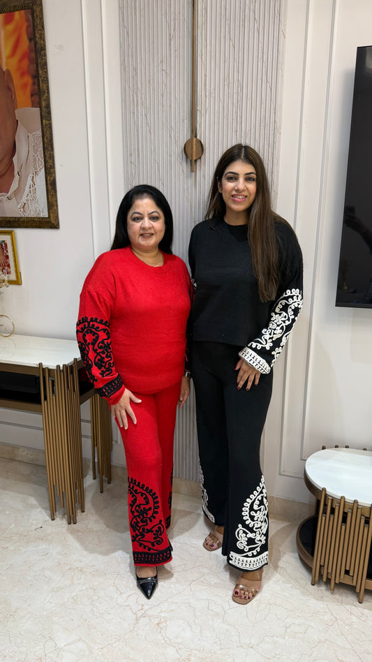 Imported -2pc woolen co-ord set