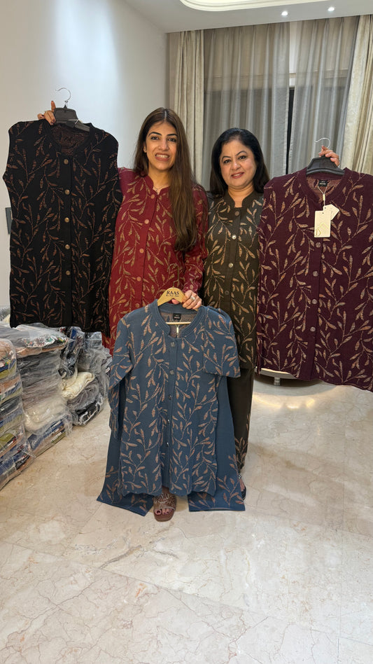 2pc woolen co-ord set