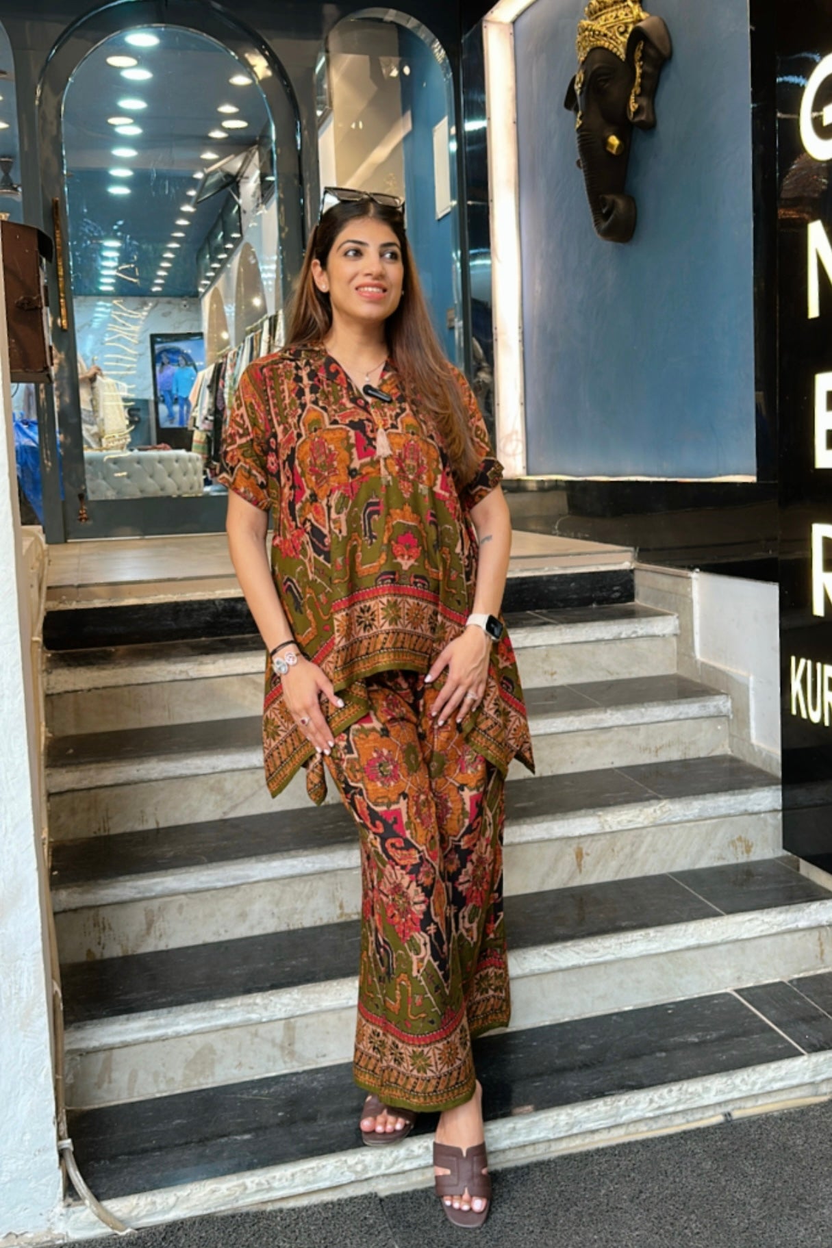 2pc Cotton Printed Co-ord Set