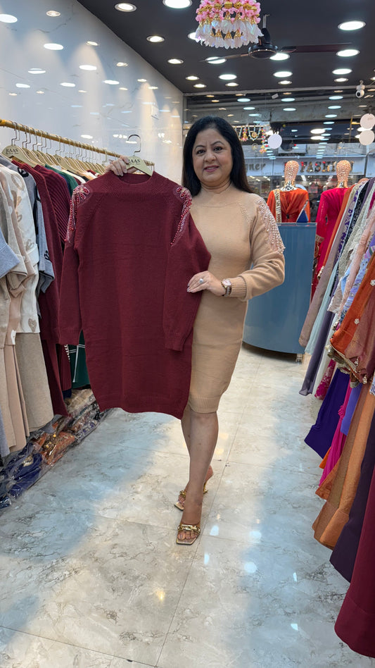 One piece-woolen dress