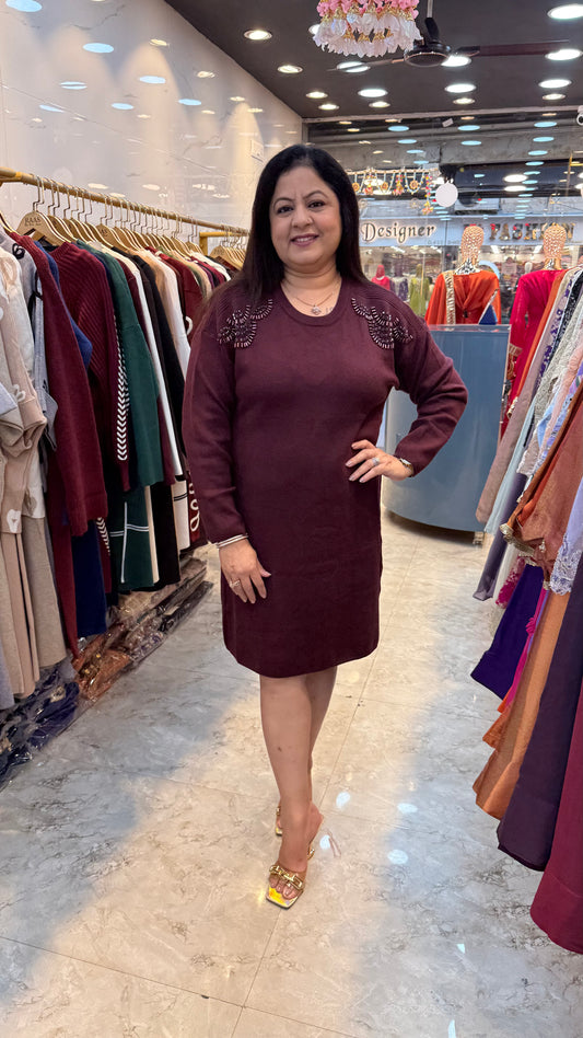 One piece-woolen dress