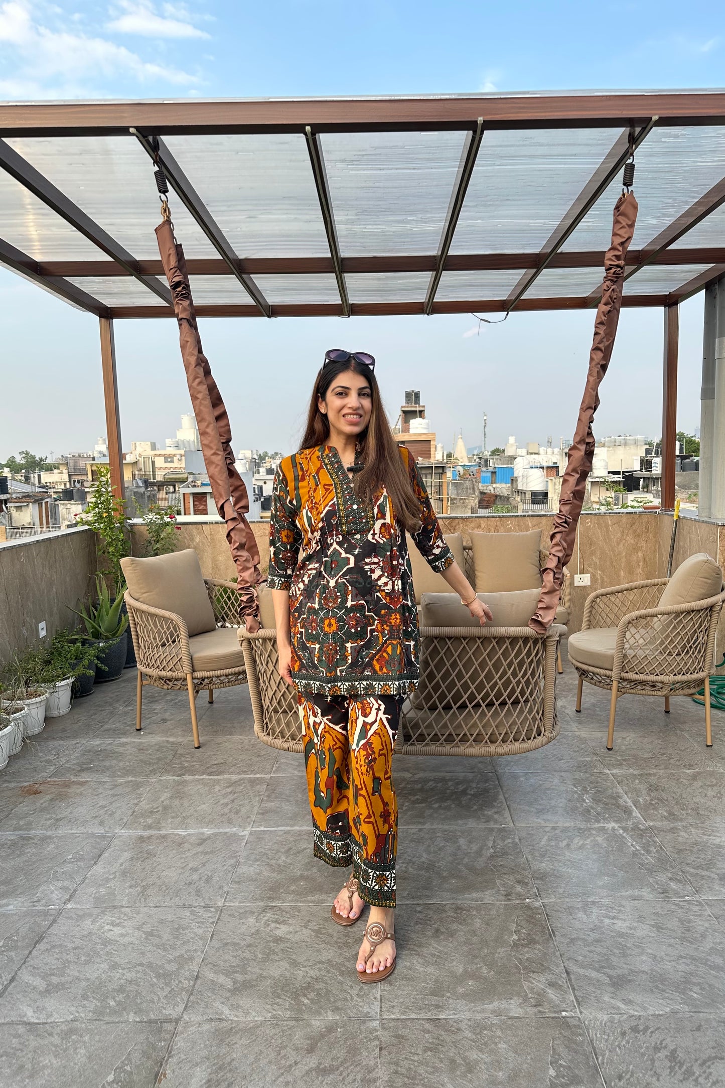 2pc Cotton Printed Co-ord Set