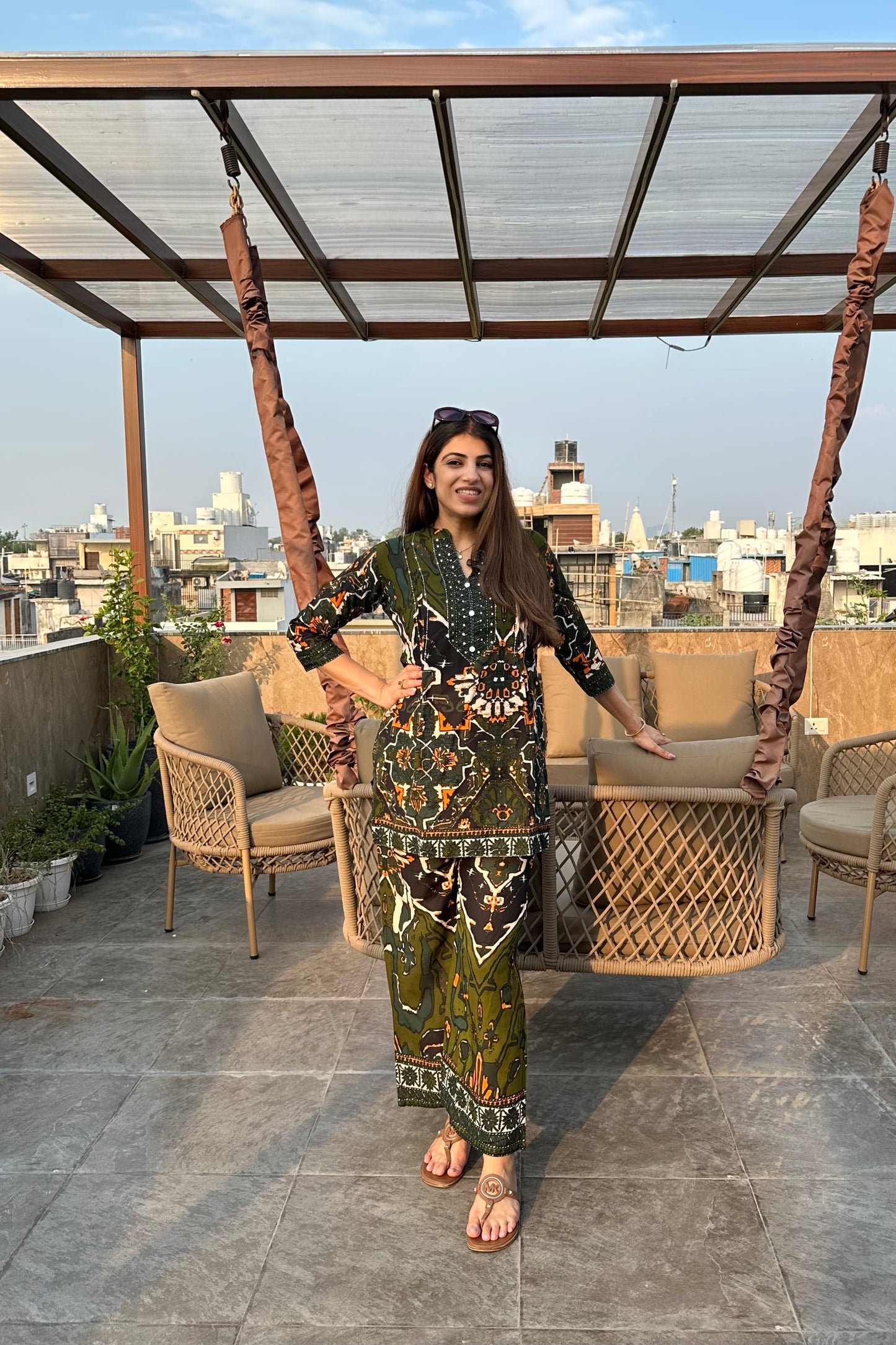2pc Cotton Printed Co-ord Set
