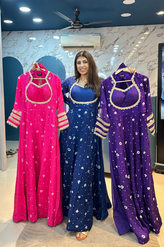 One Piece Badhani Anarkali With dupatta