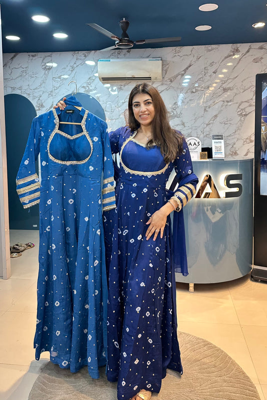 One Piece Badhani Anarkali With dupatta