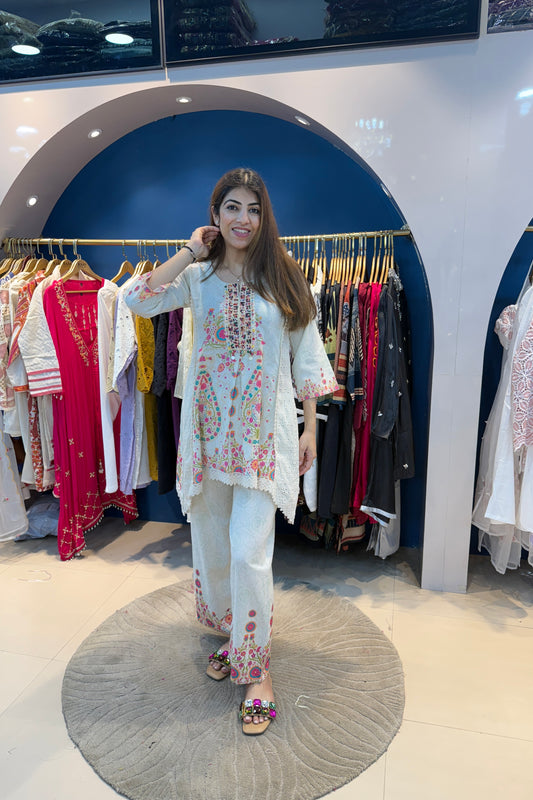 2pc Kora Cotton Digital Print Co-ord Set