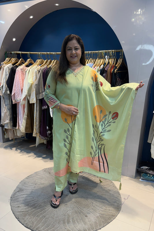 3pc Cotton Printed Suit With Printed Dupatta