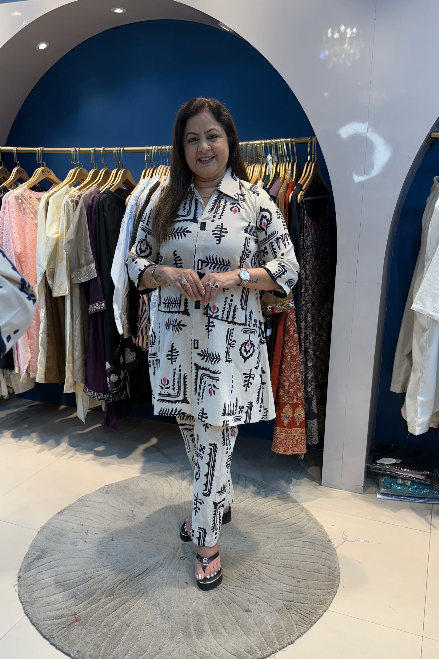 2pc Khadi-Cotton Kalam-Kari Print Co-ord Set
