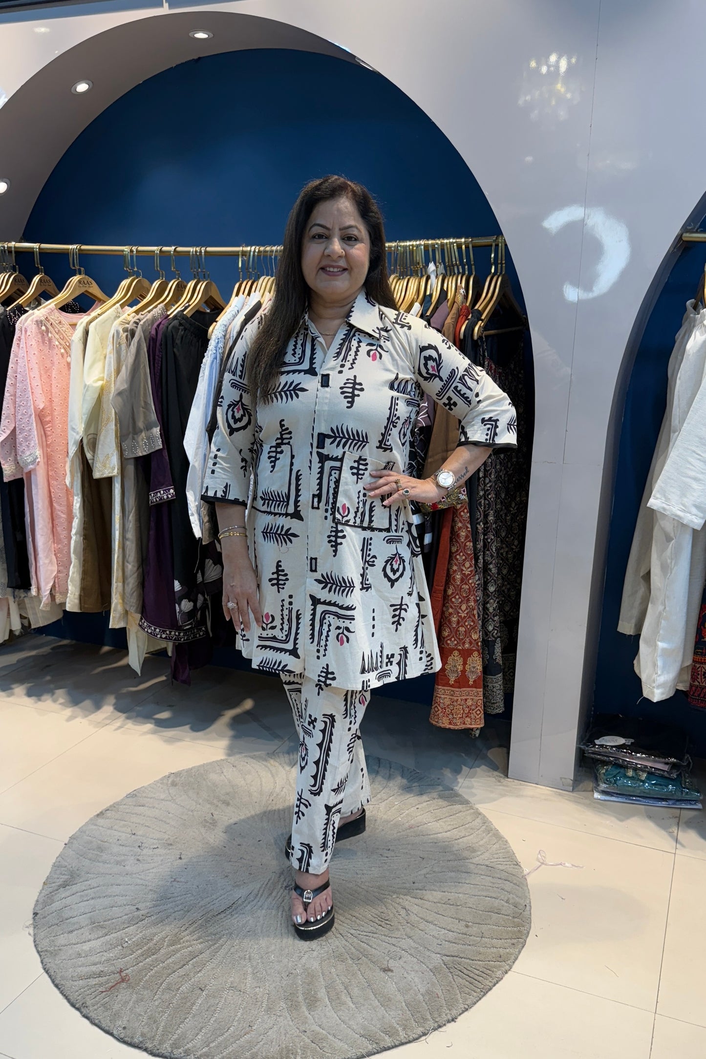 2pc Khadi-Cotton Kalam-Kari Print Co-ord Set