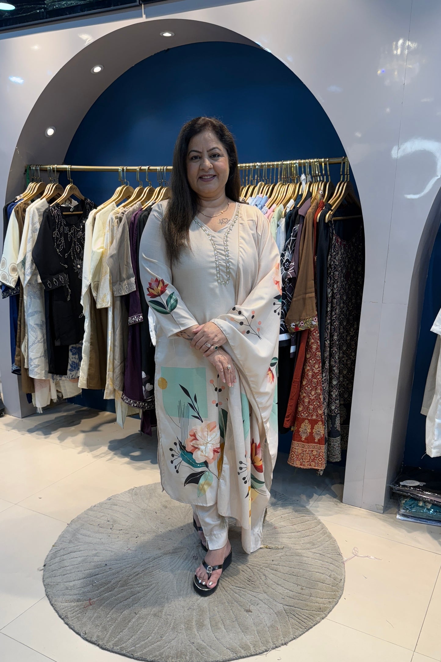 3pc Cotton Printed Suit With Printed Dupatta