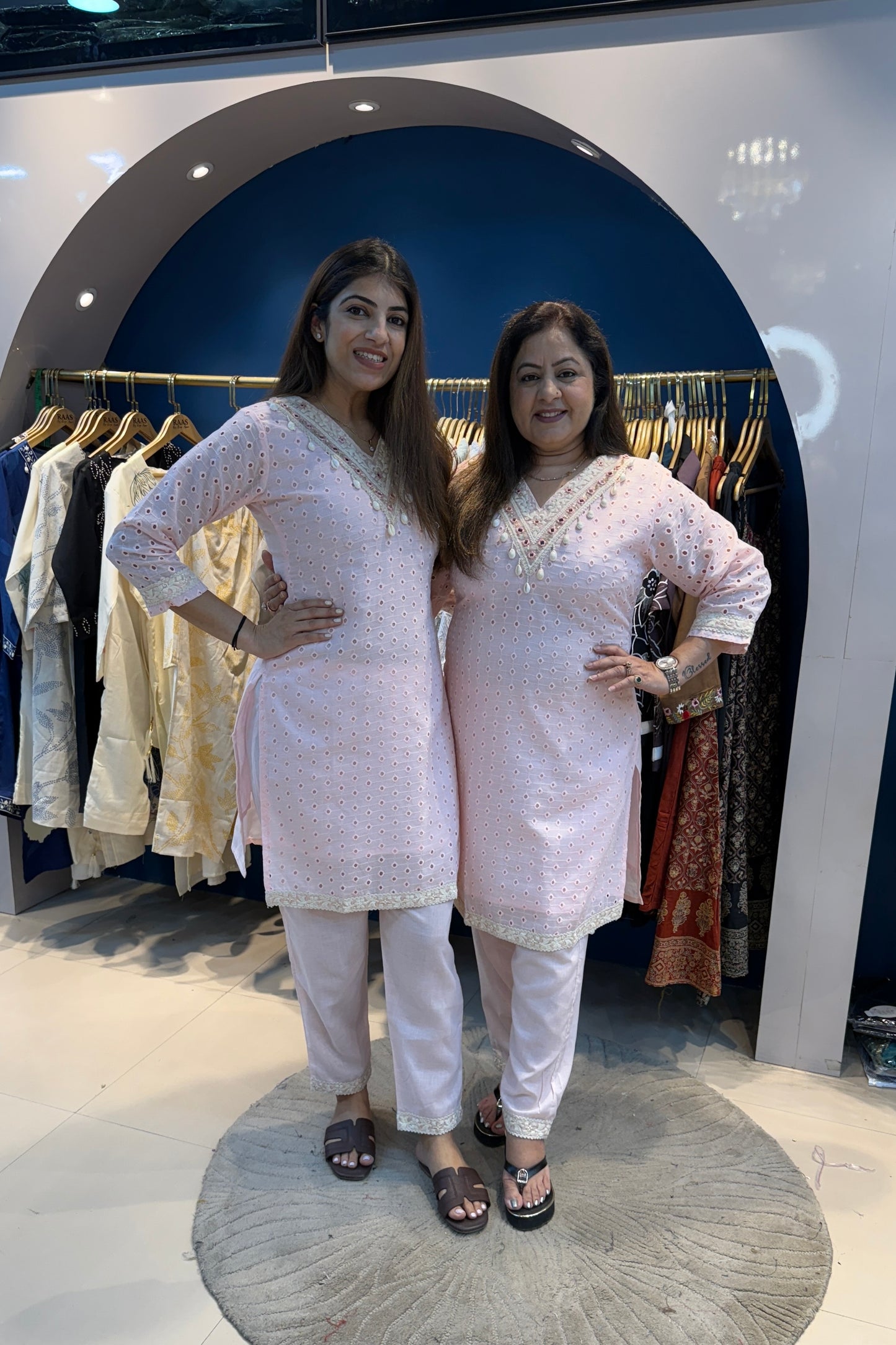 2pc Schiffli Co-ord Set