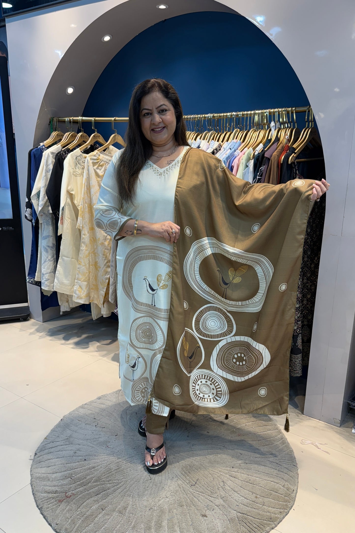 3pc Cotton Printed Suit With Printed Dupatta