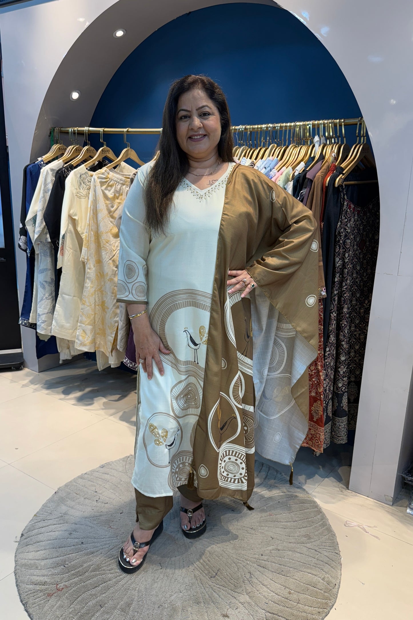 3pc Cotton Printed Suit With Printed Dupatta