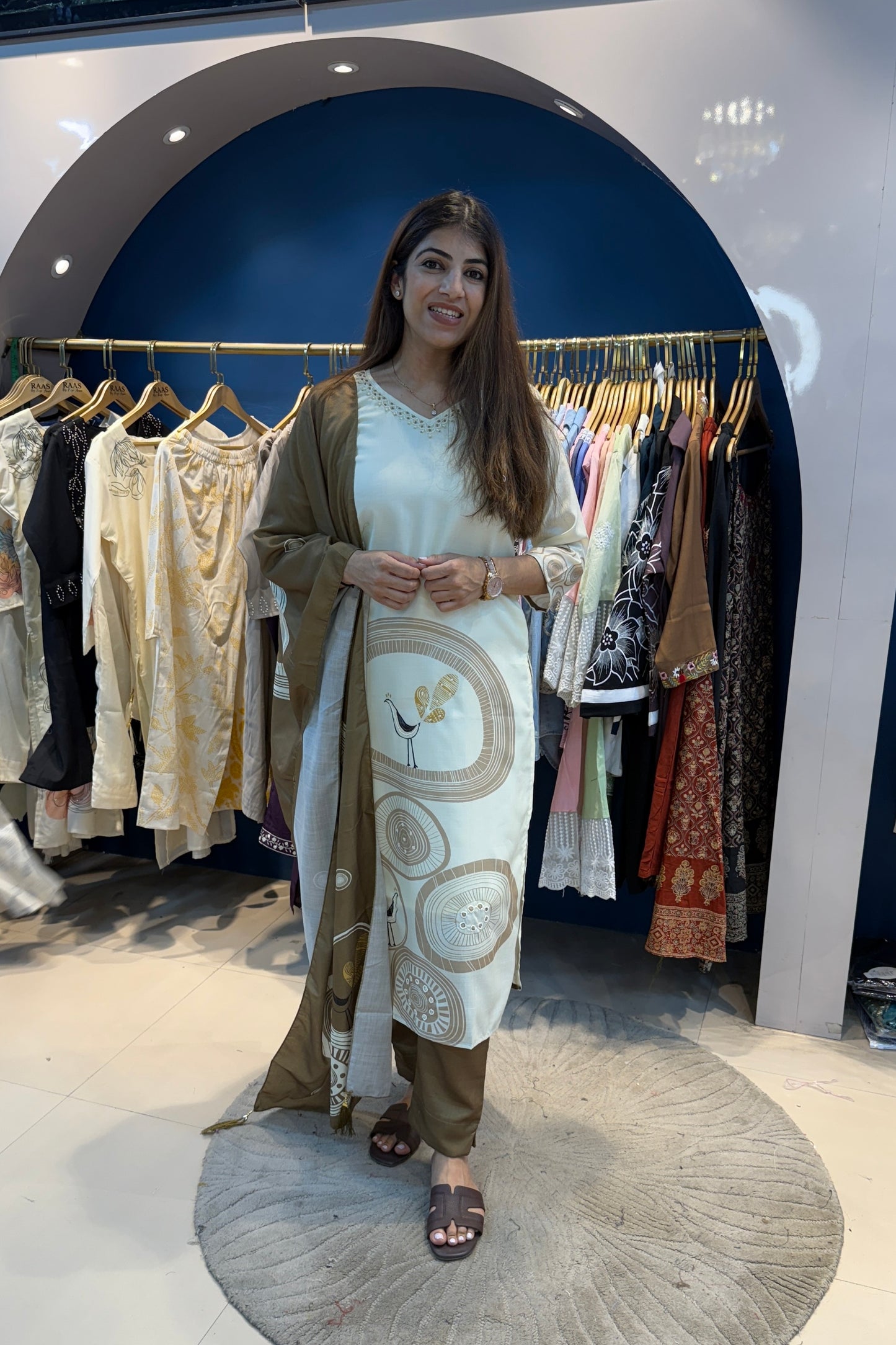 3pc Cotton Printed Suit With Printed Dupatta