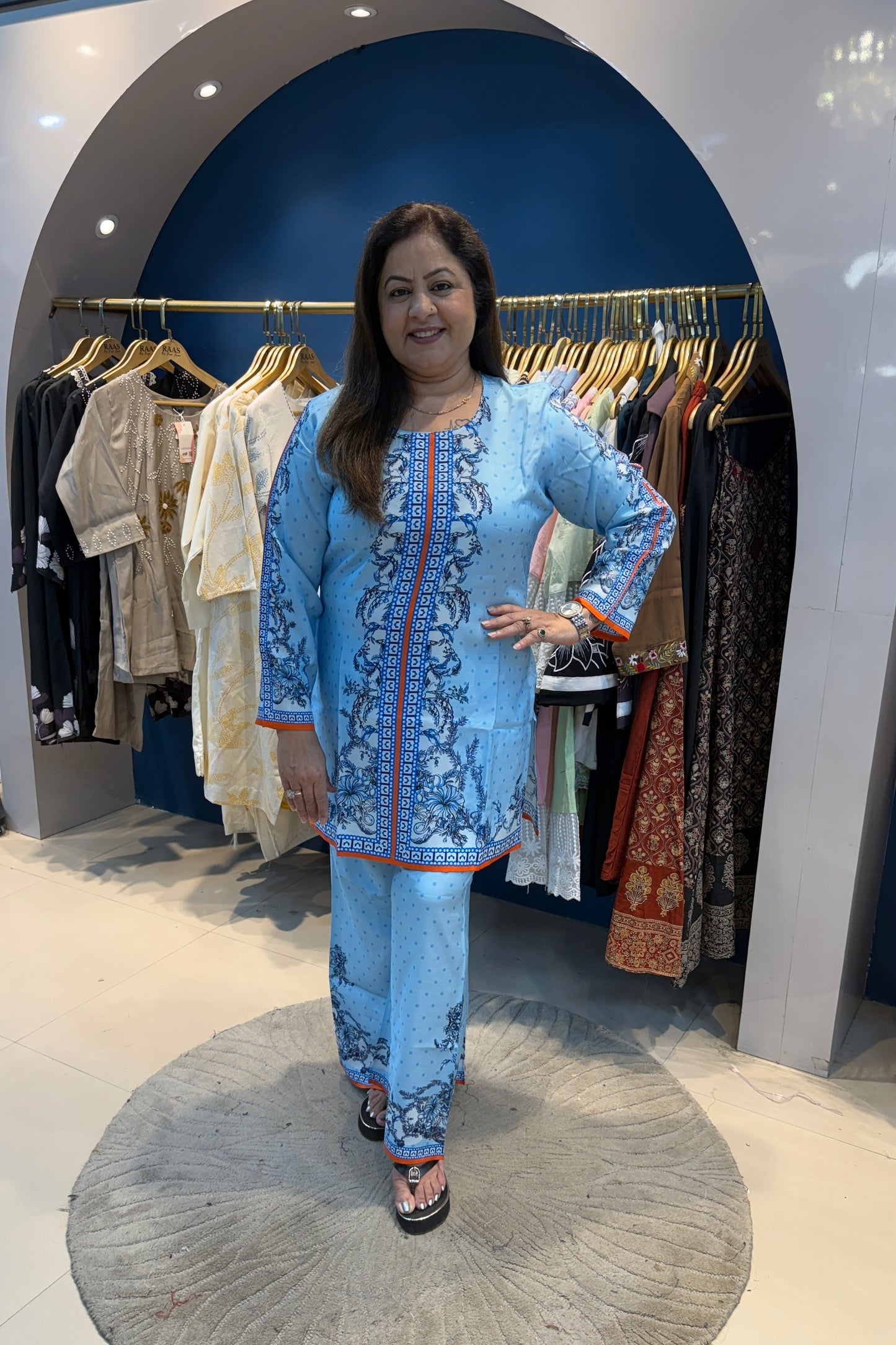 2pc Cotton-Muslin Pakistani Co-ord Set