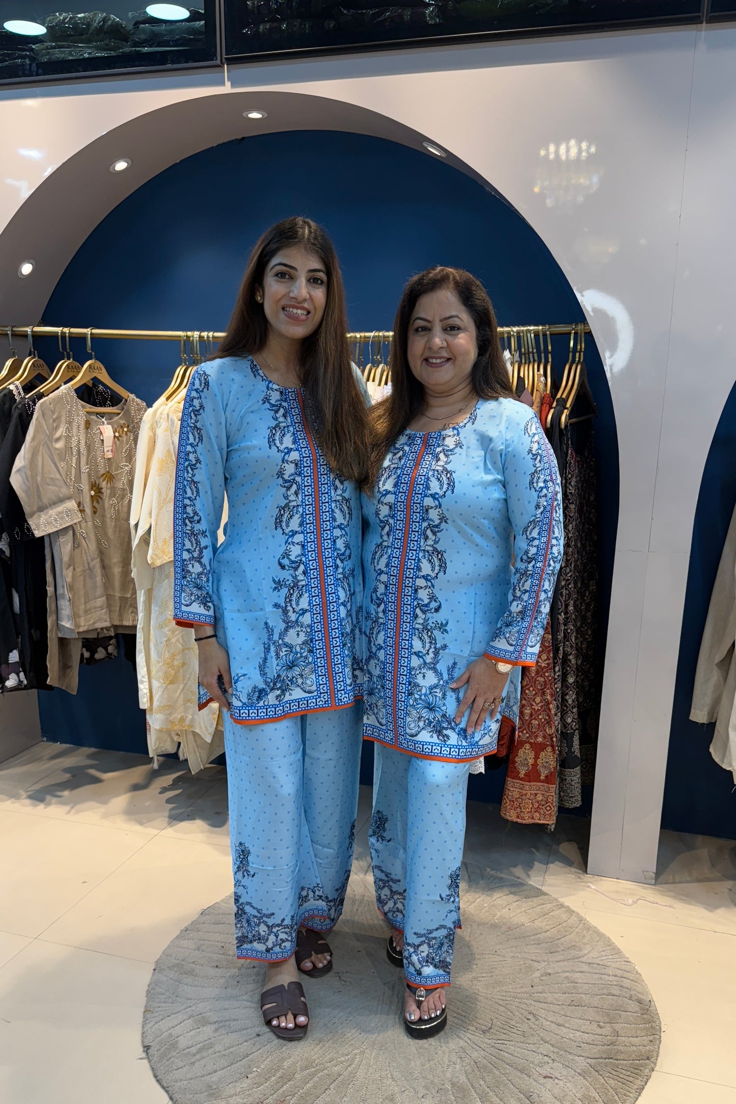 2pc Cotton-Muslin Pakistani Co-ord Set
