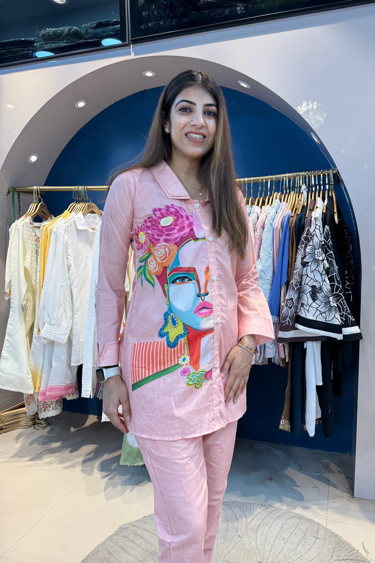 2pc Cotton Printed Co-ord Set