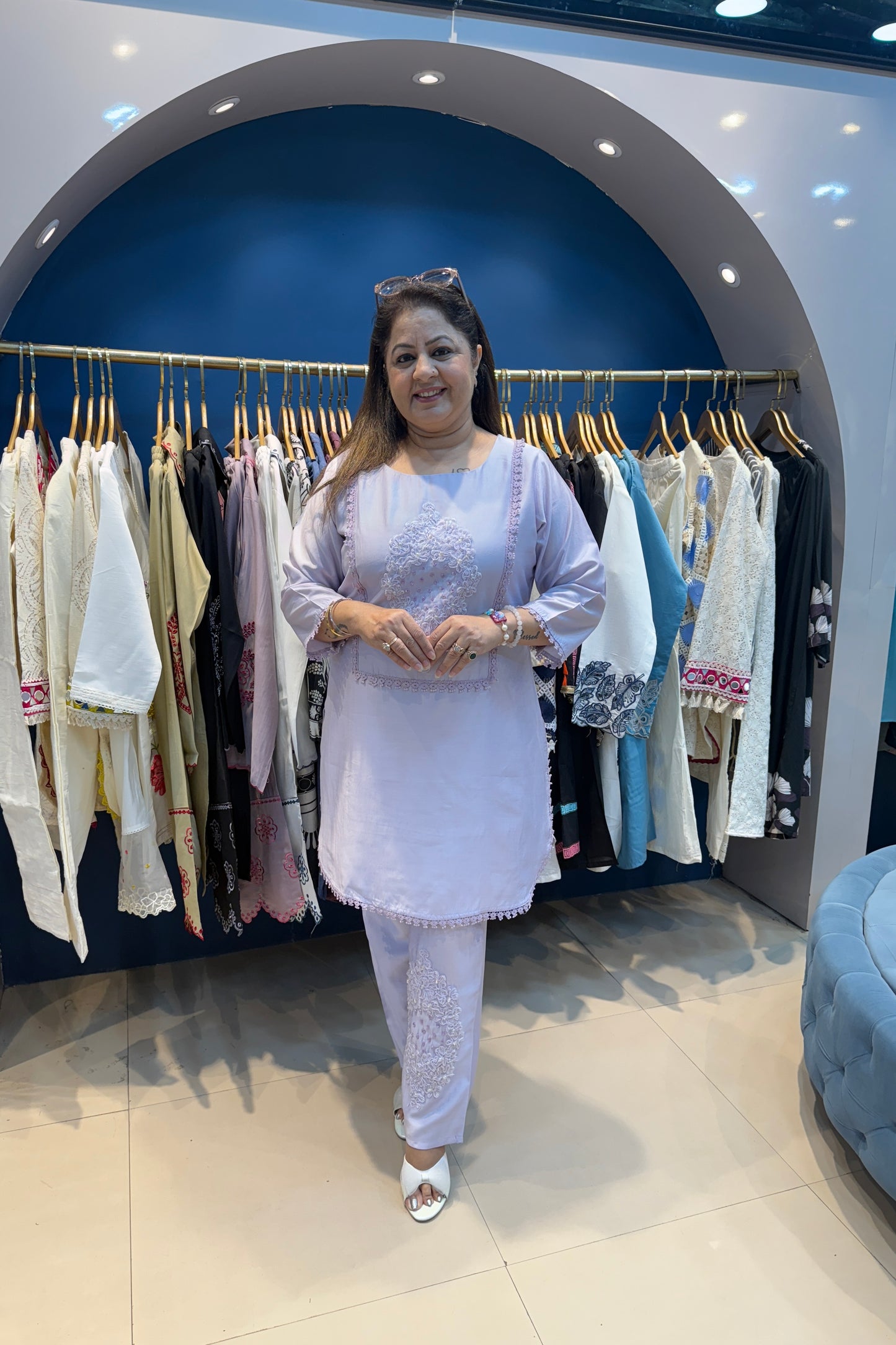 2pc Cotton-Muslin Co-ord Set