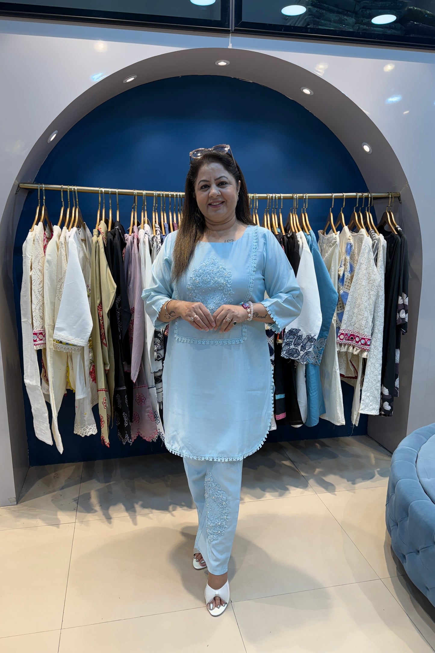 2pc Cotton-Muslin Co-ord Set