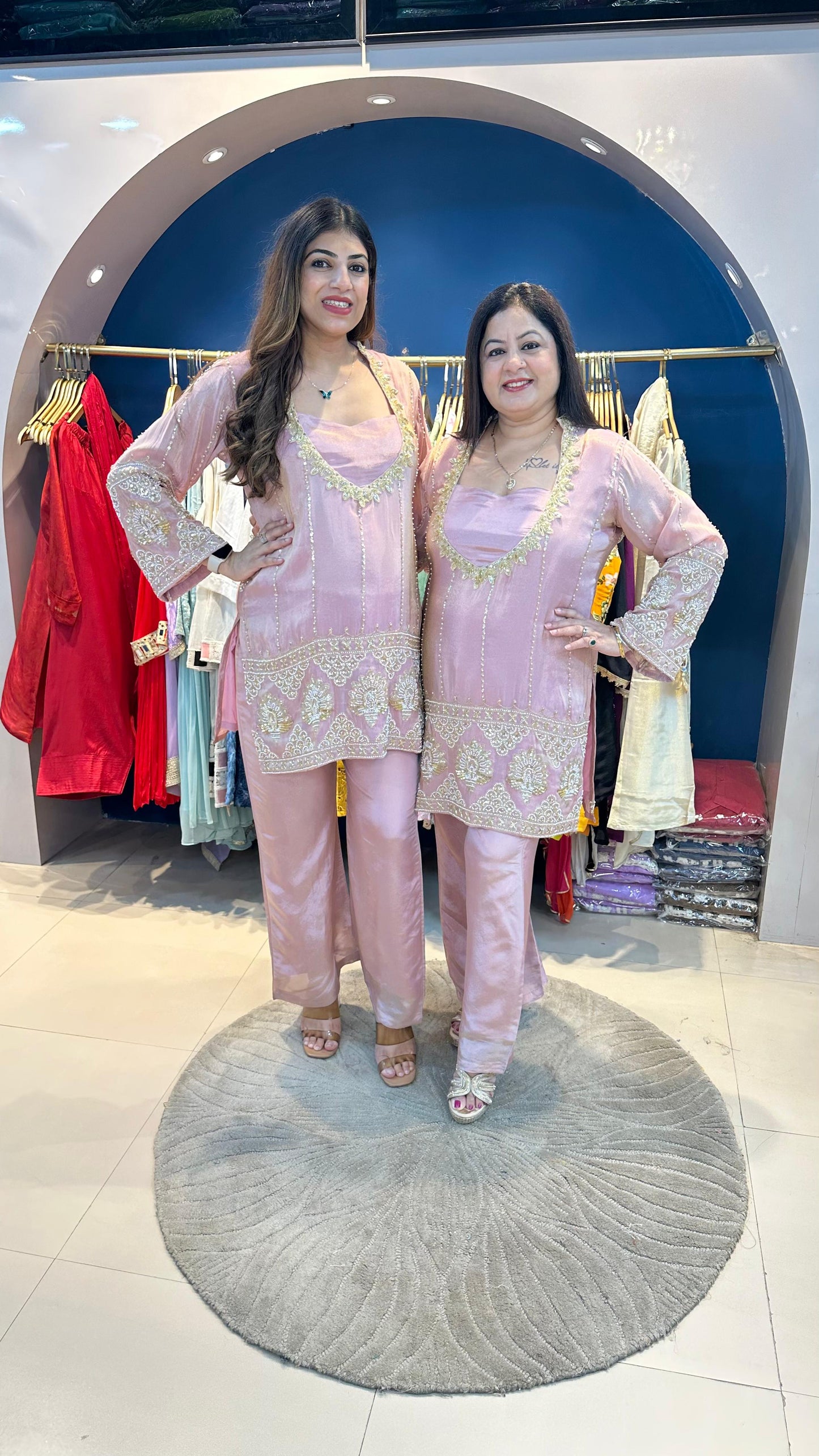 Shimmer Tissue Party Wear 2pc set