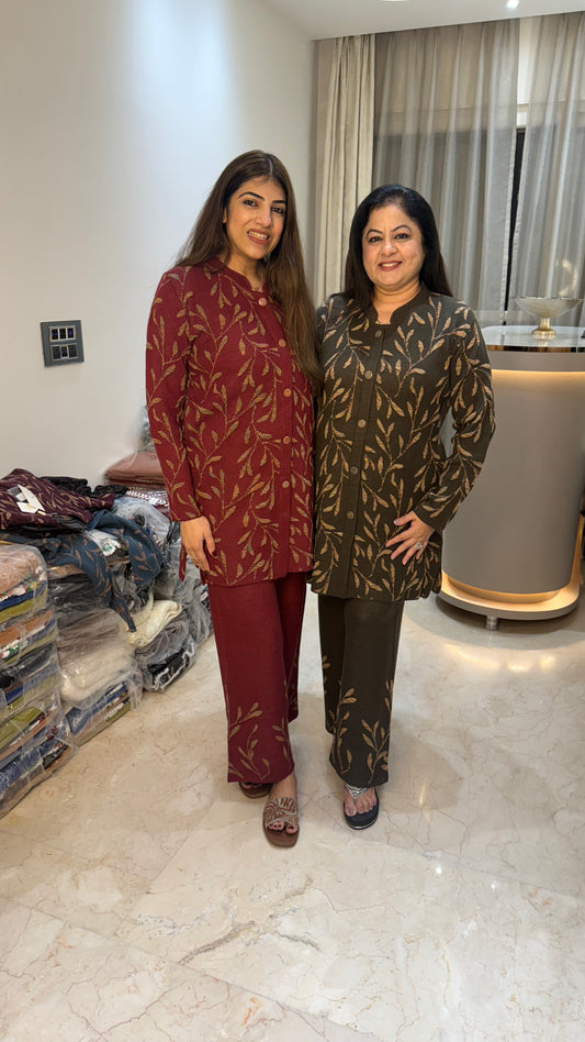 2pc woolen co-ord set