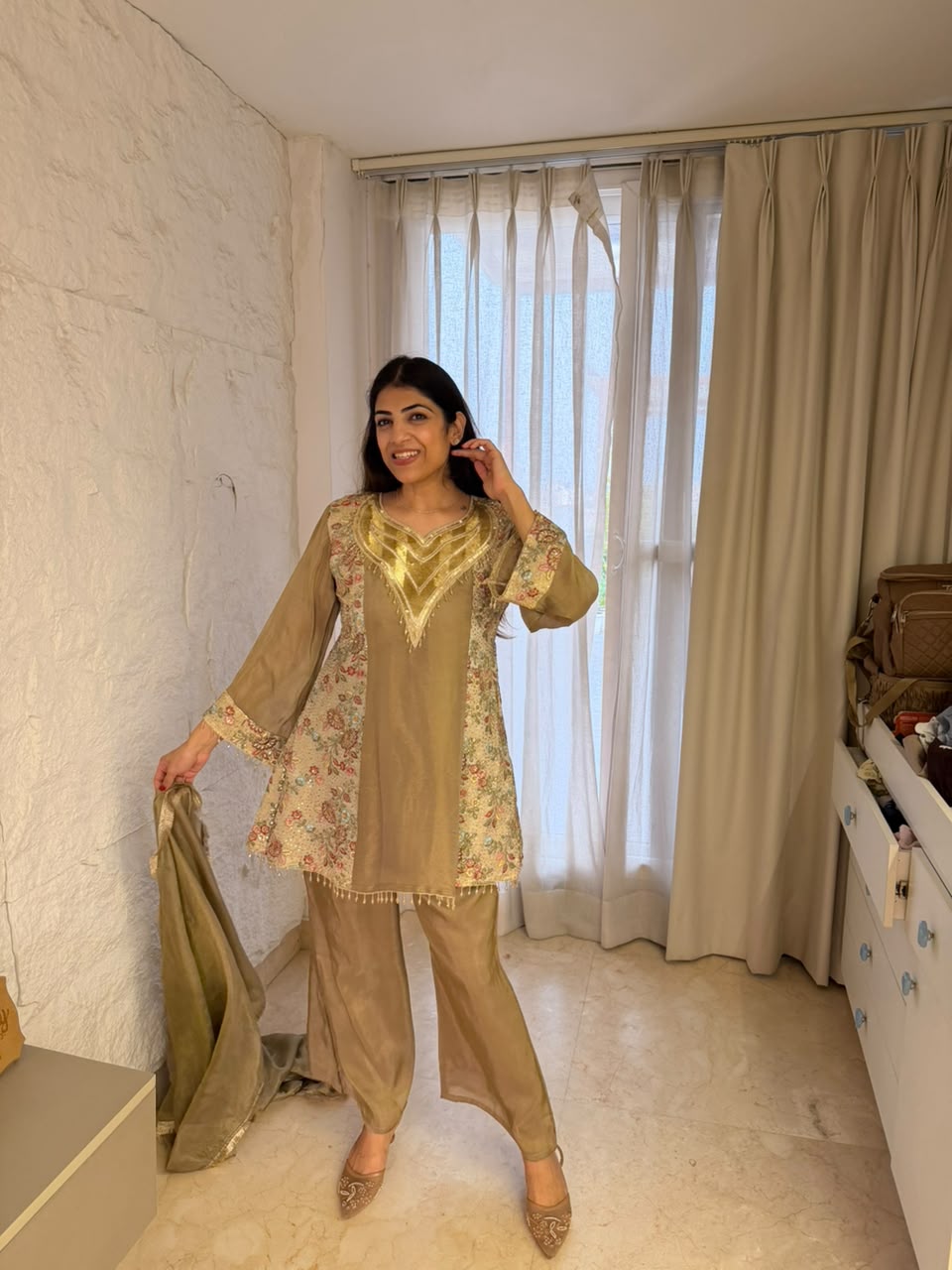 Shimmer embroidery 3,pc set