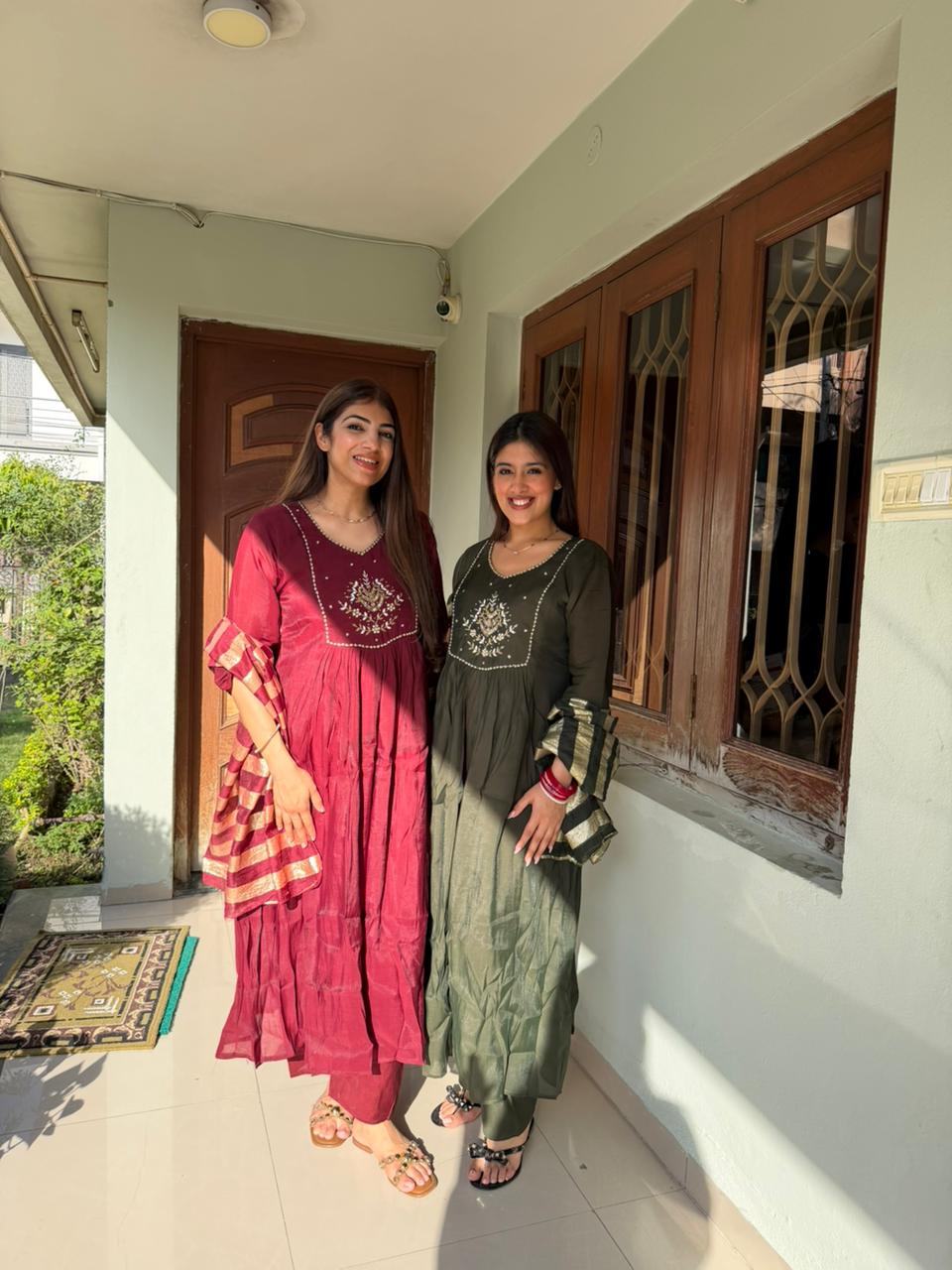 Cotton muslin 3pc,suit with embroidery