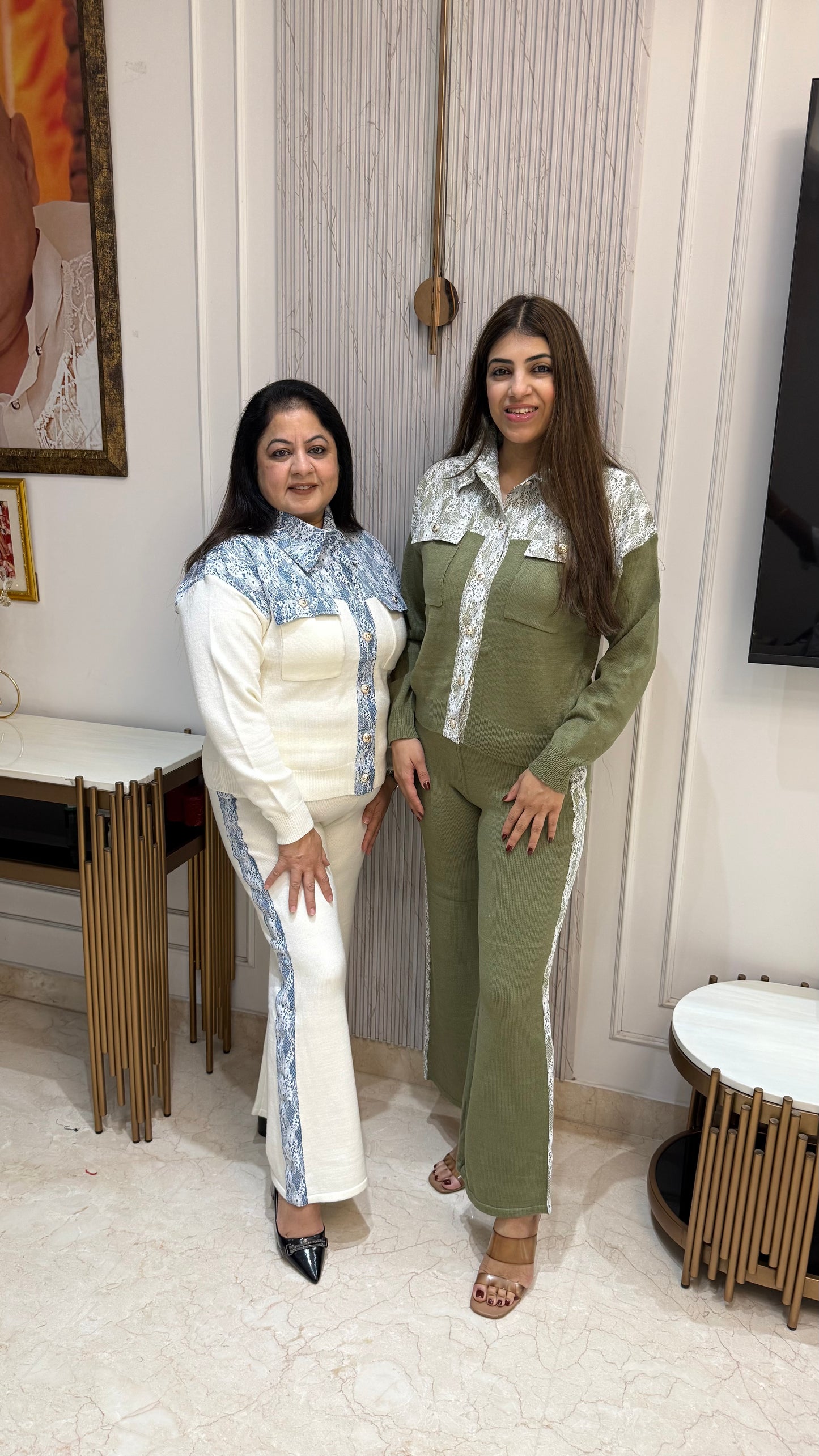 Imported-2pc woollen co-ord set