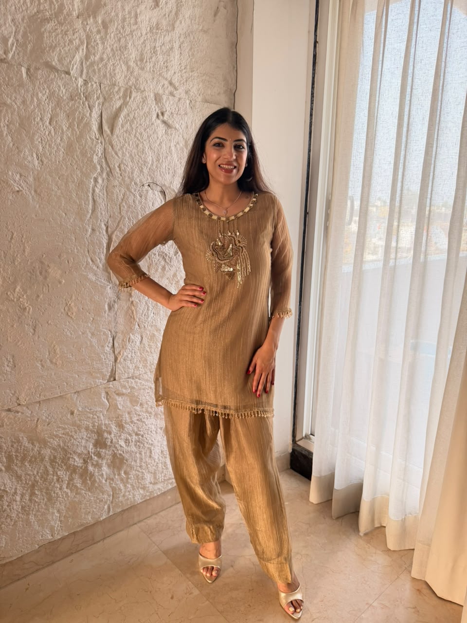 Salsa fabric Two-pc co-ord set