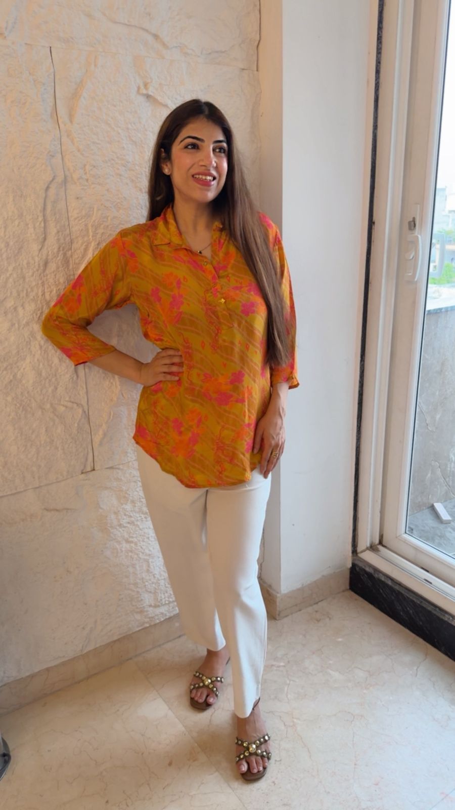Affordable digital crepe shirts