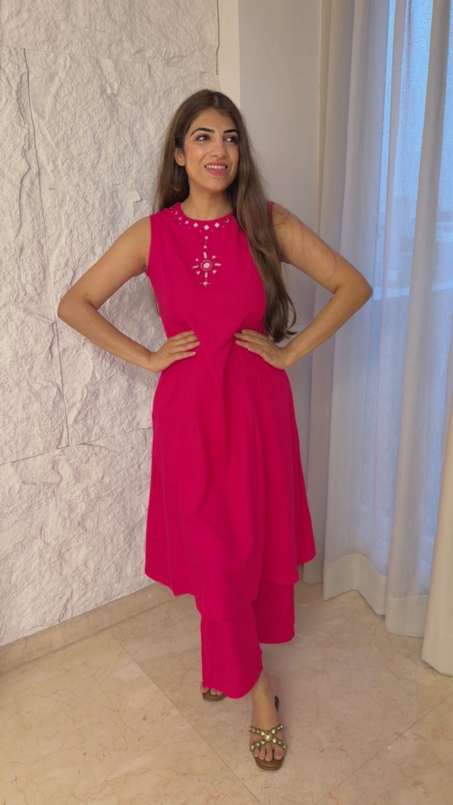 2 pc cotton kurti set