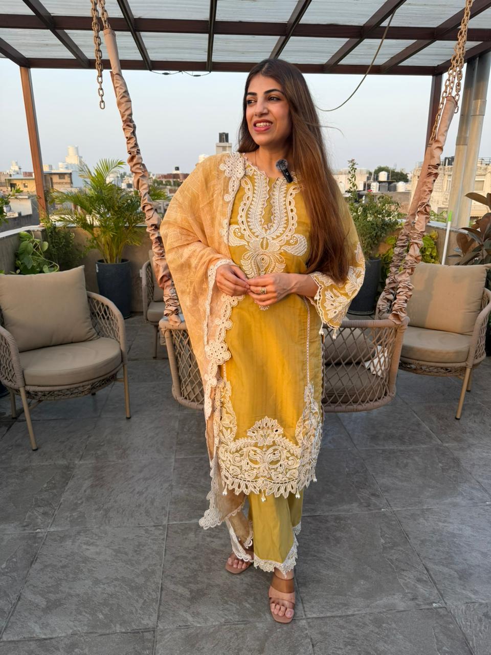 Cutwork embroidered organza Pakistani 3 pc suit