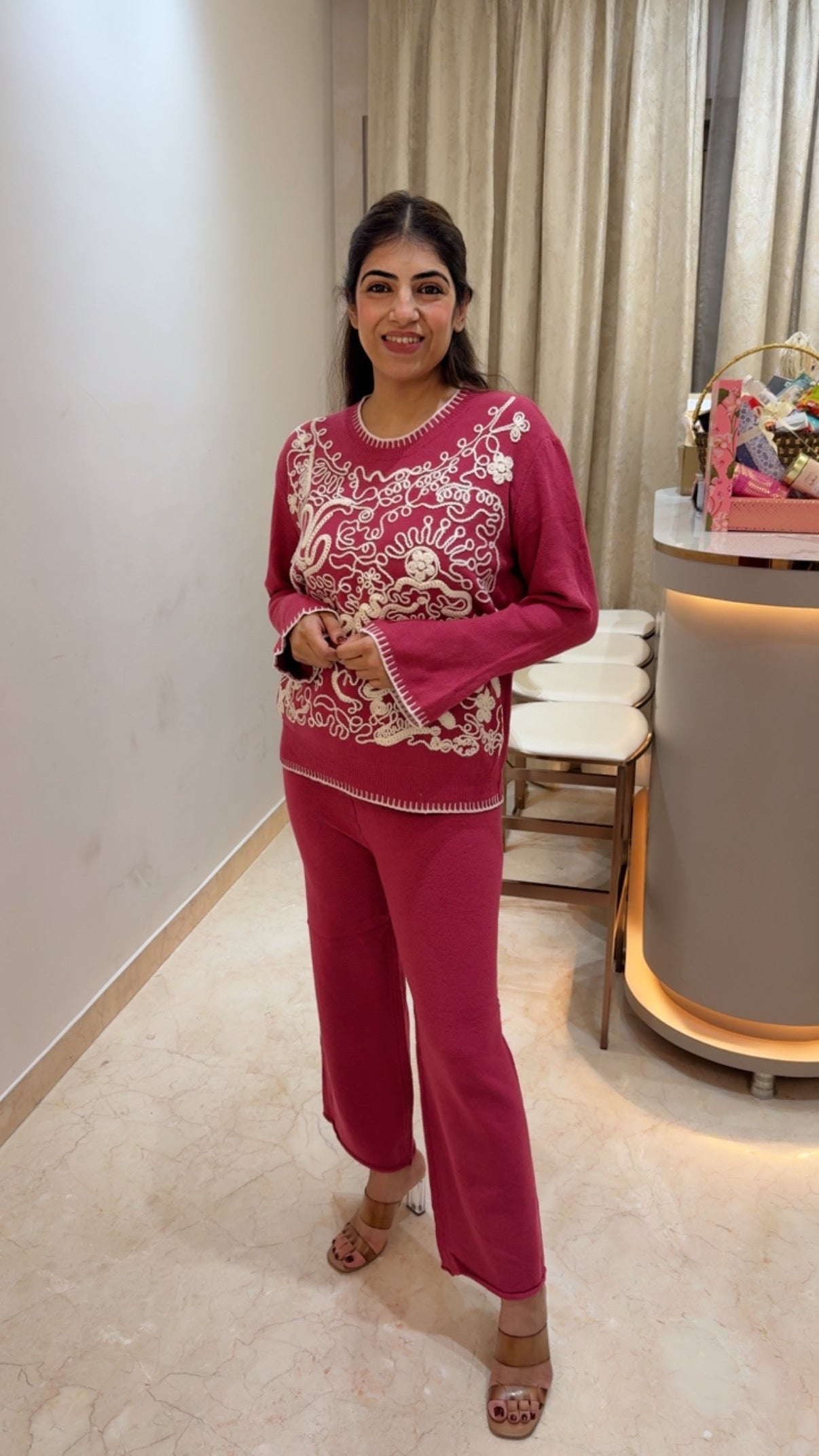 Imported 2pc-woolen co-ord set