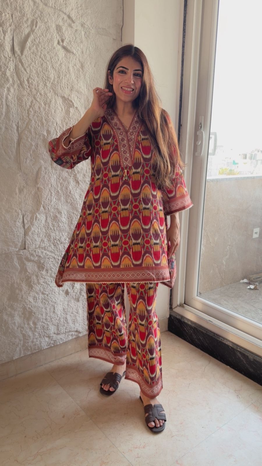 Cotton a line 2 pc co-ord set