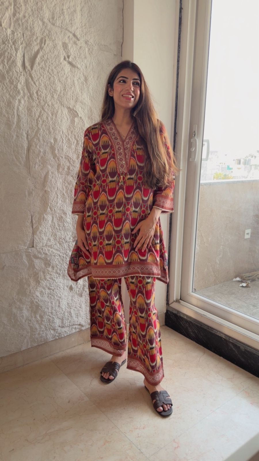 Cotton a line 2 pc co-ord set