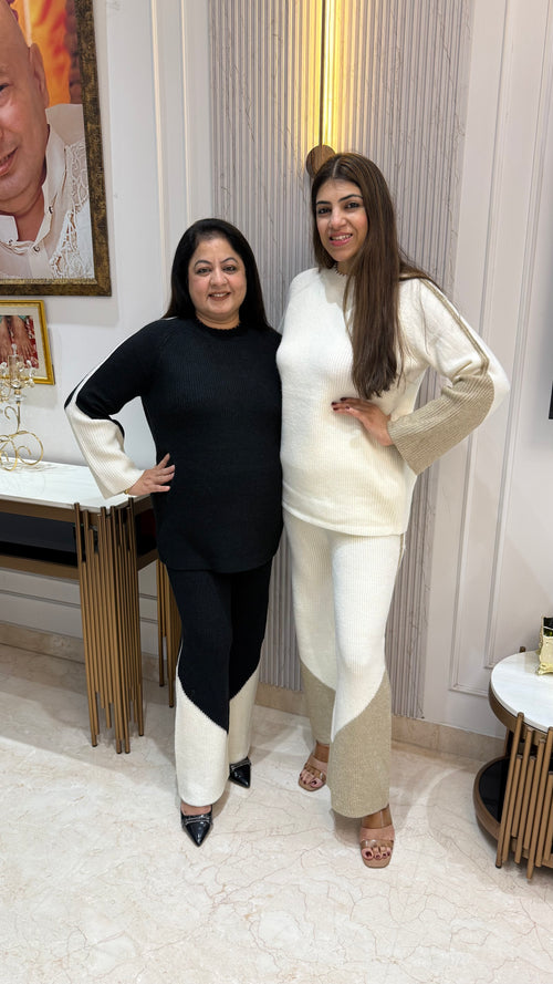 Imported-2pc woolen co-ord set