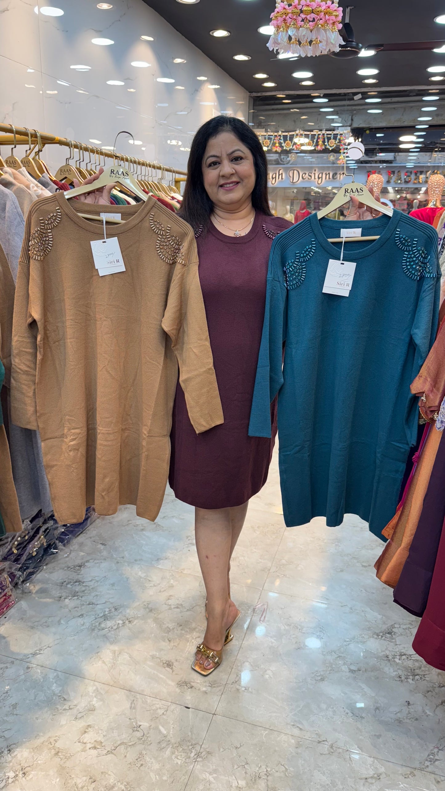 One piece-woolen dress