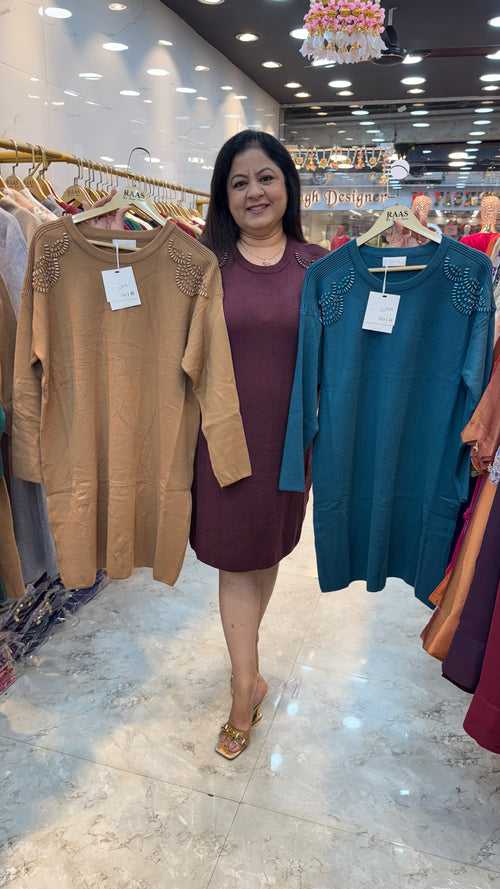 One piece-woolen dress