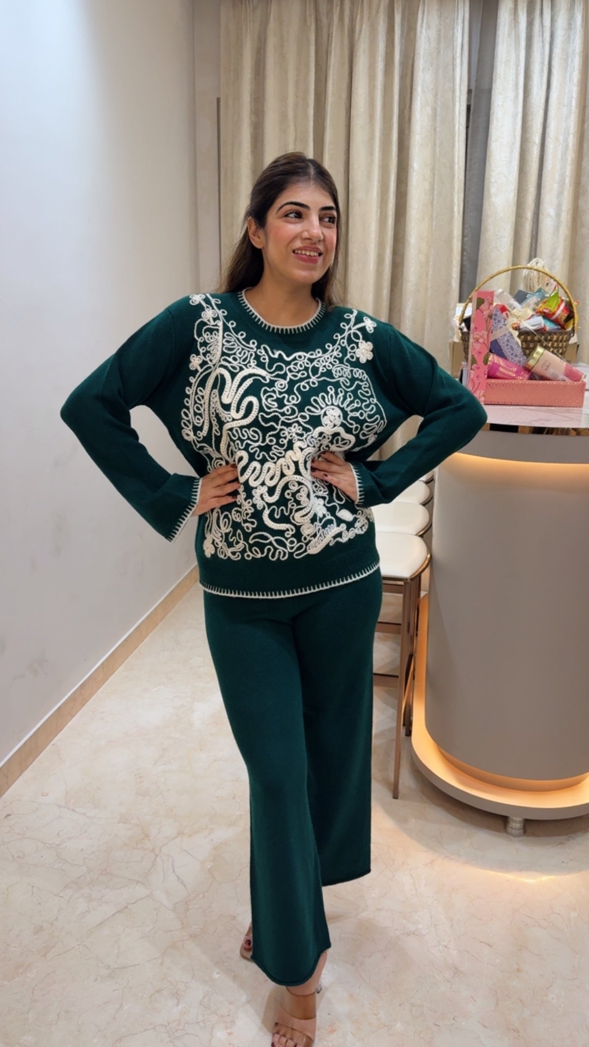 Imported 2pc-woolen co-ord set