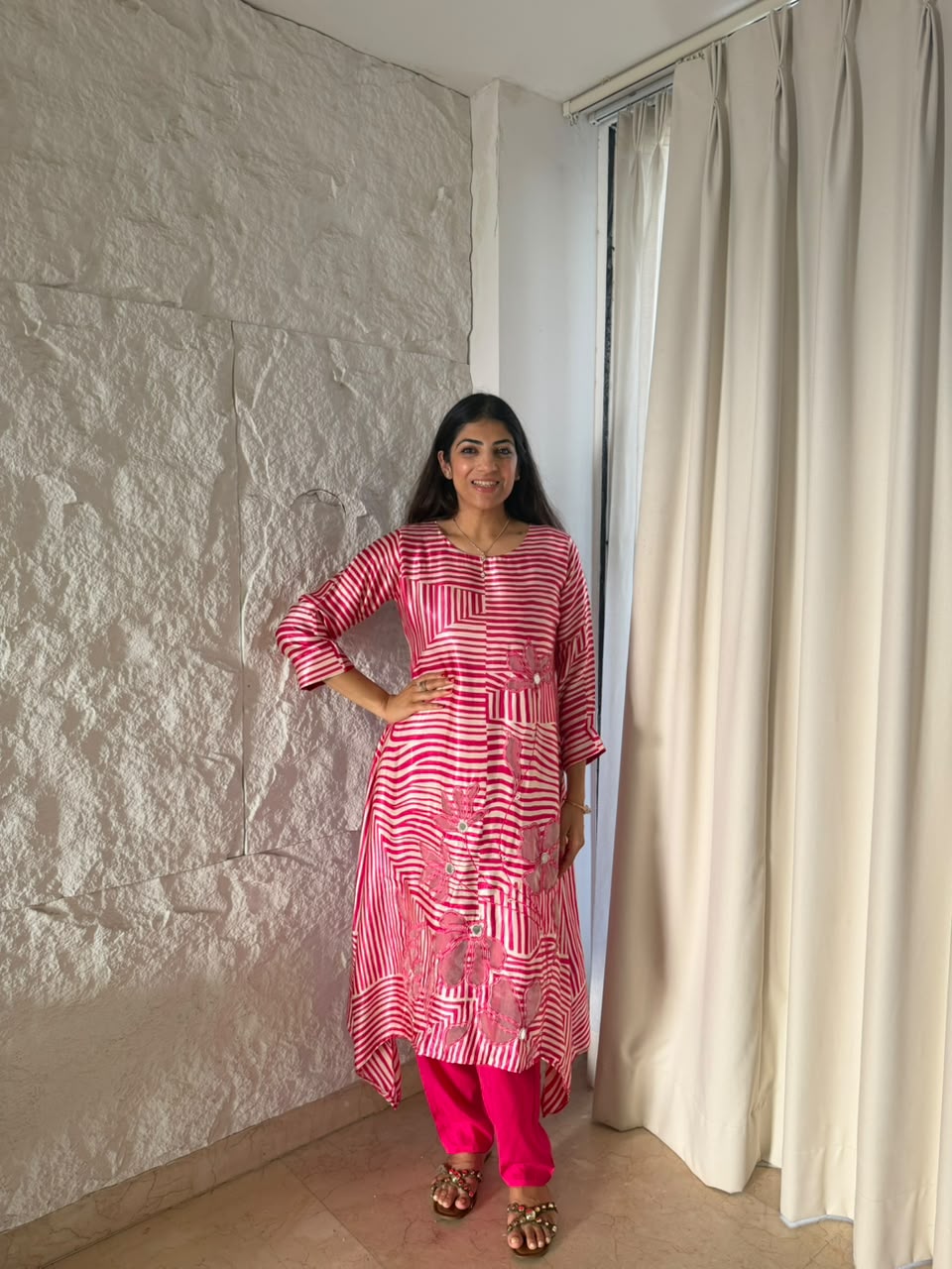 Pure Gaji silk-A line 2 pc, set