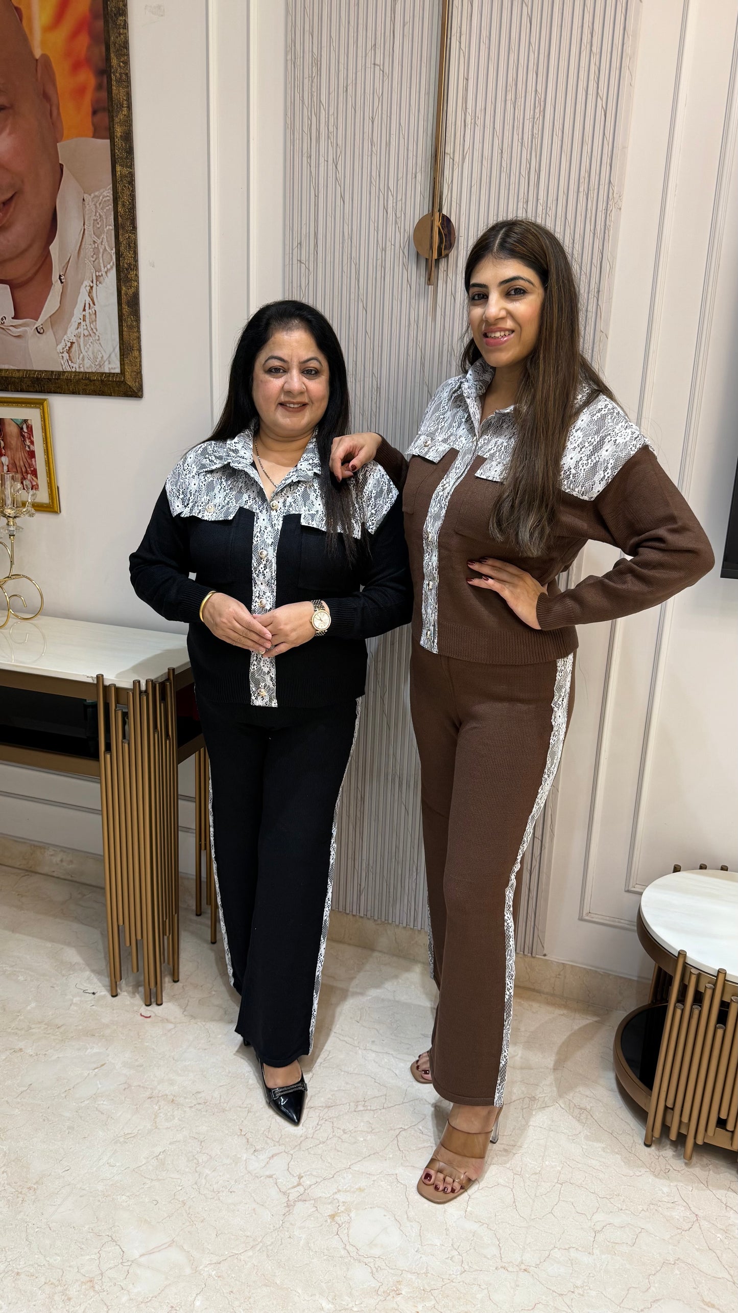 Imported-2pc woollen co-ord set