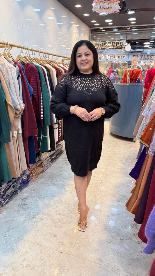 One piece -Woolen dress