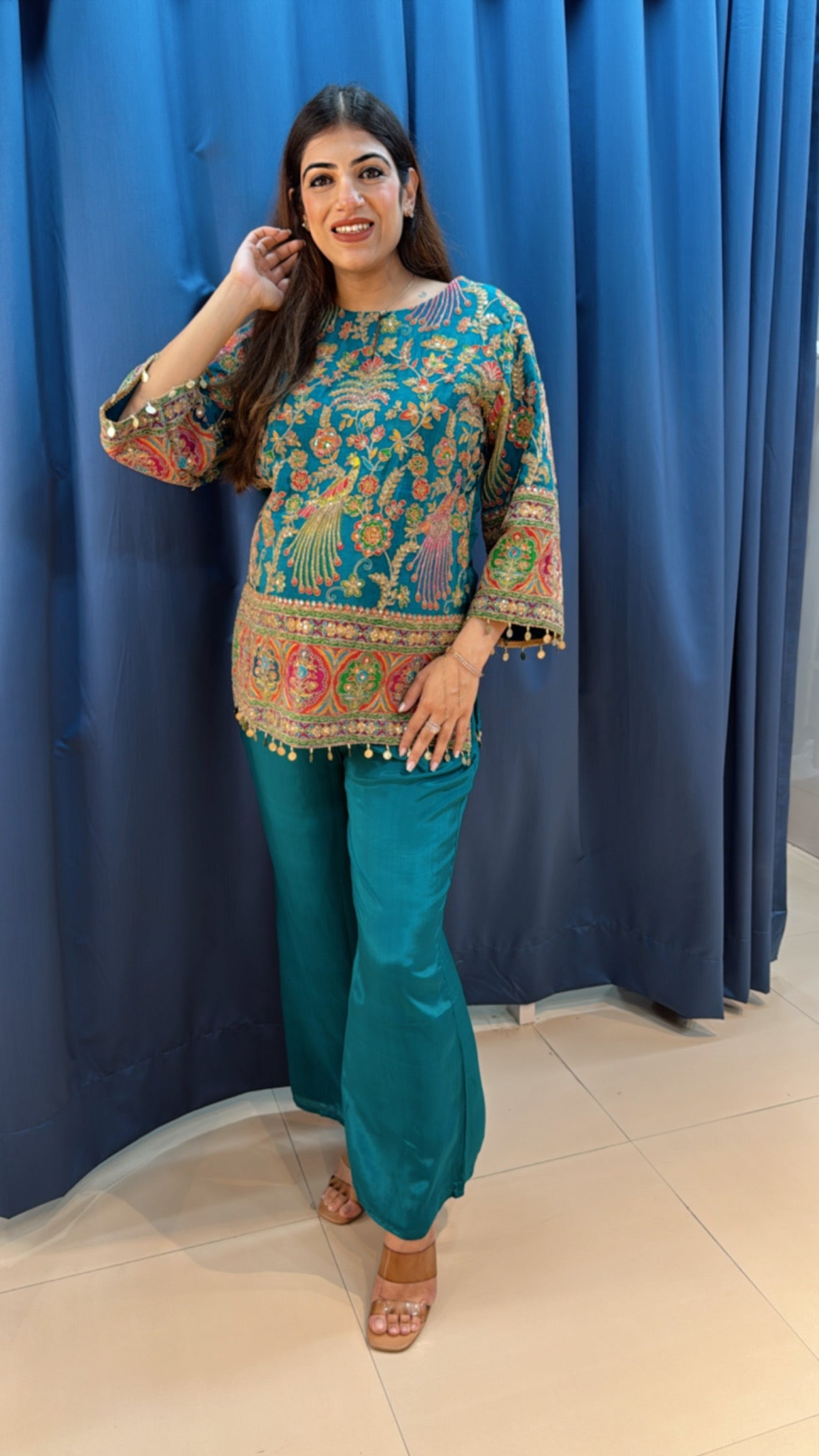 Zardosi Look Work 2pc Party Wear set