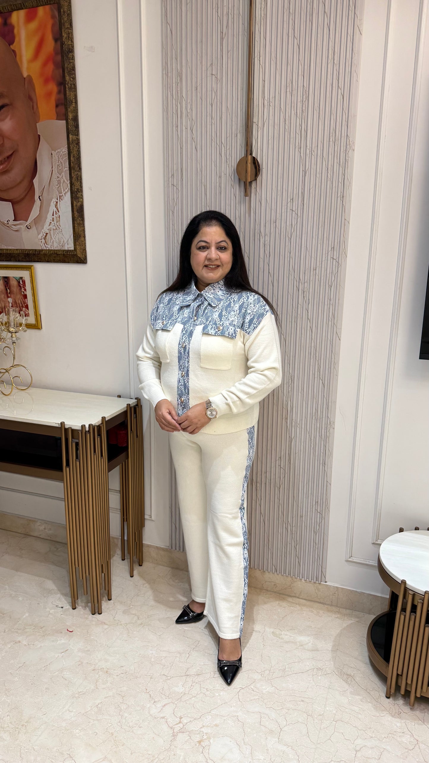 Imported-2pc woollen co-ord set