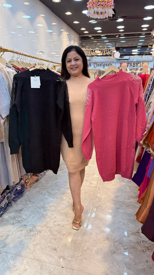 One piece-woolen dress