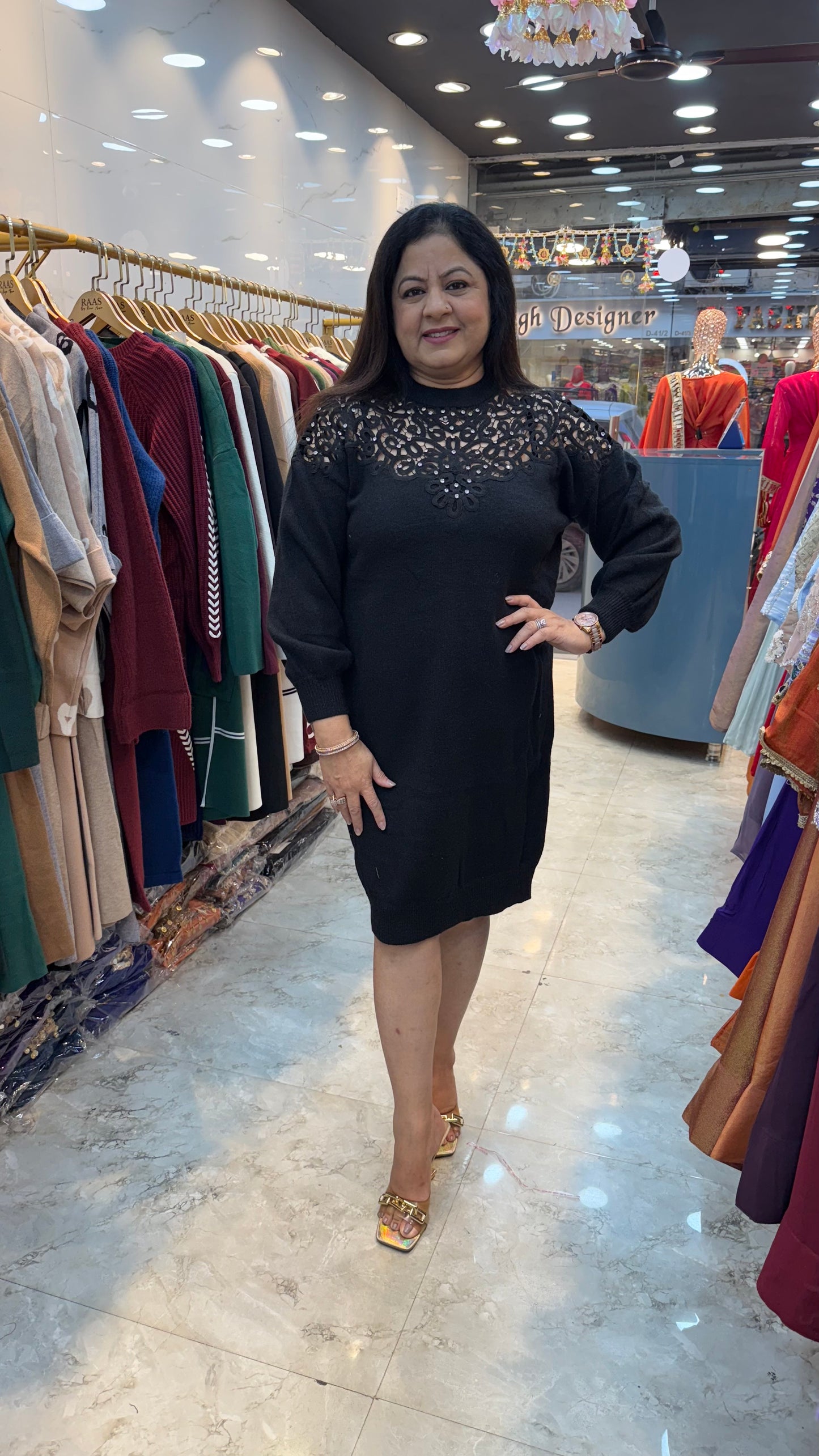 One piece -Woolen dress