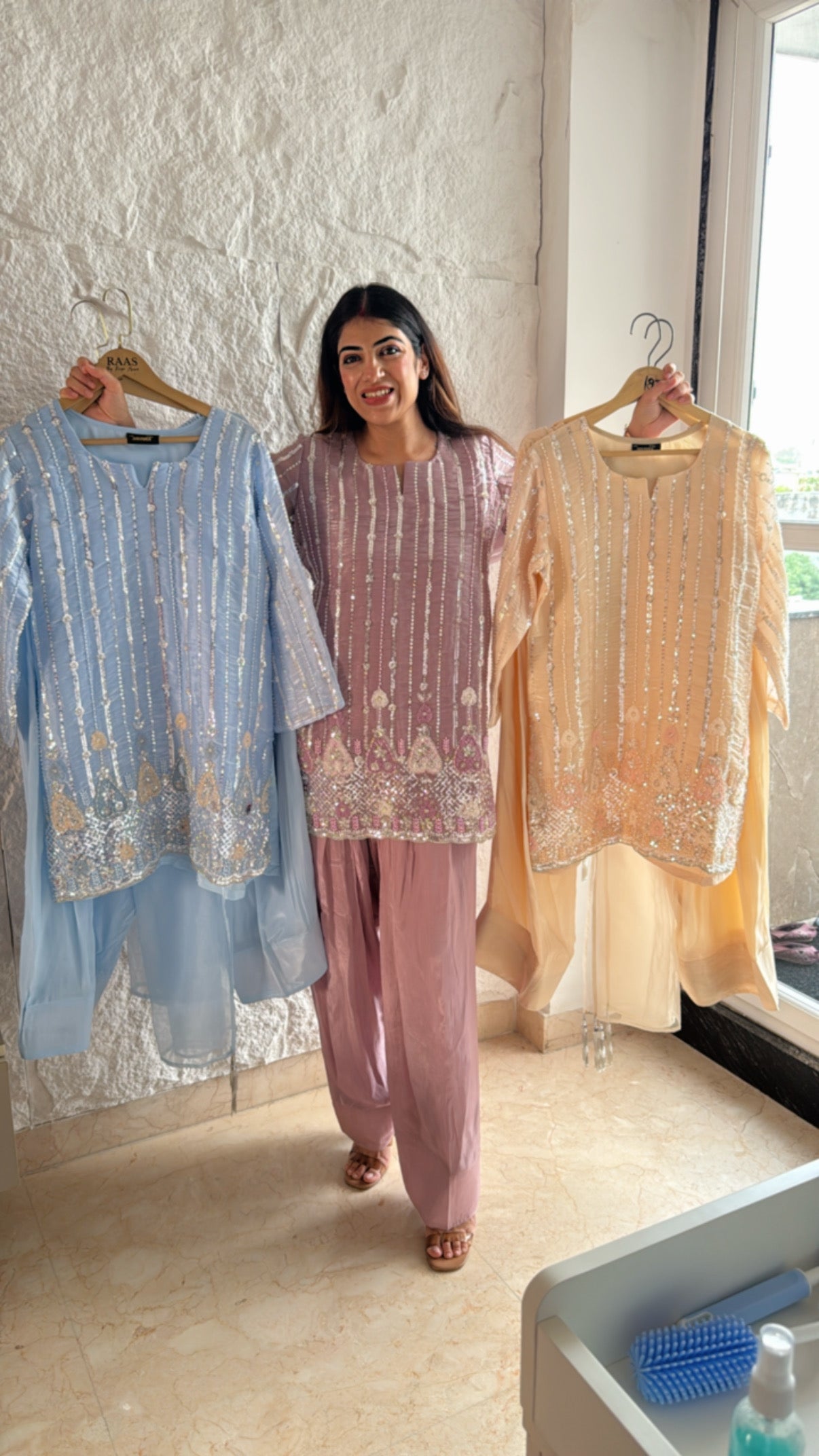 Organza farshi salwar suit