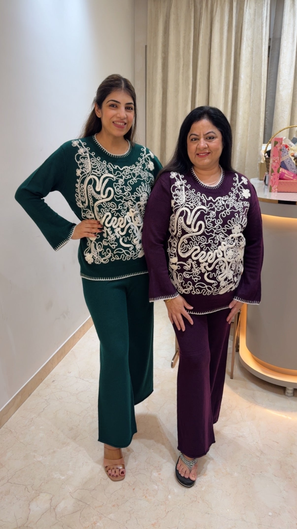 Imported 2pc-woolen co-ord set