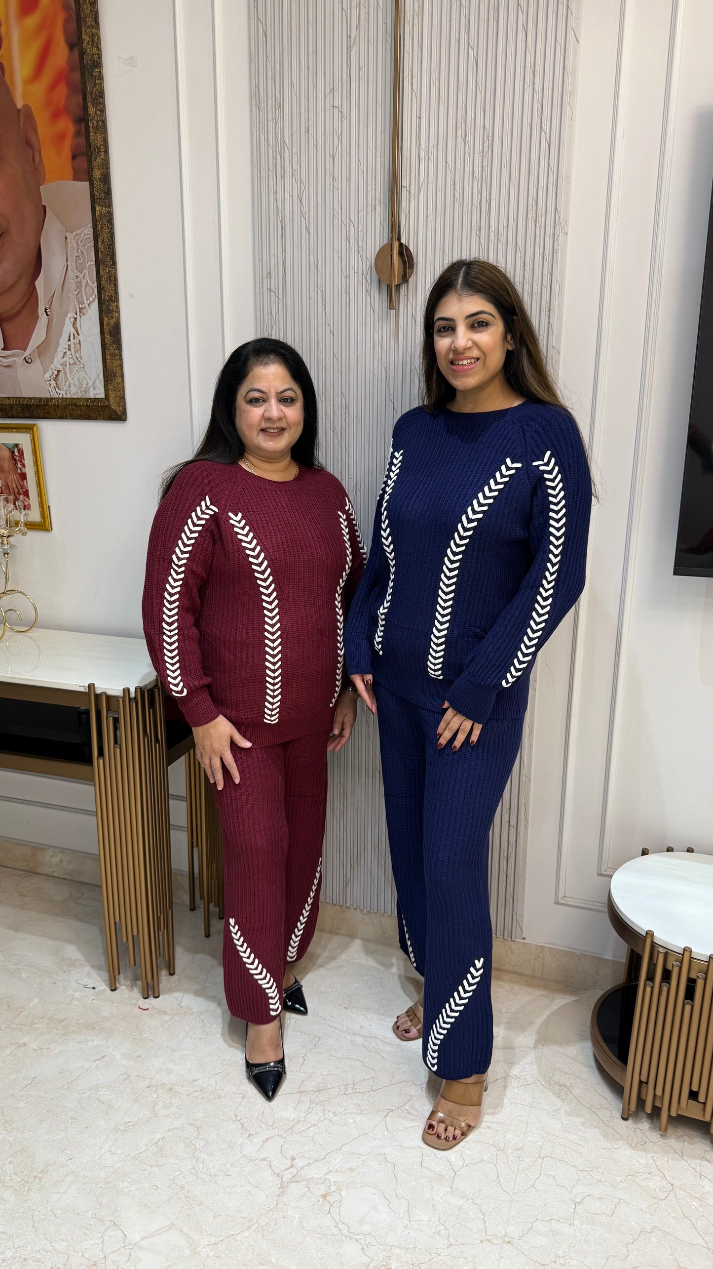 Imported-2pc woolen co-ord set