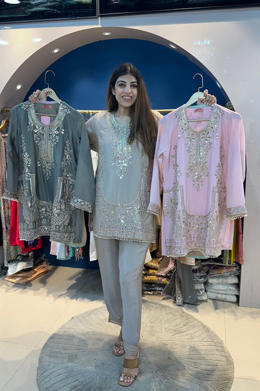 3pc Chinon Partywear Suit